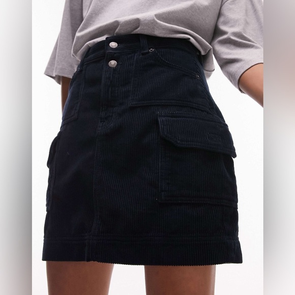 TOPSHOP | Cord Denim Cargo - Picture 4 of 7